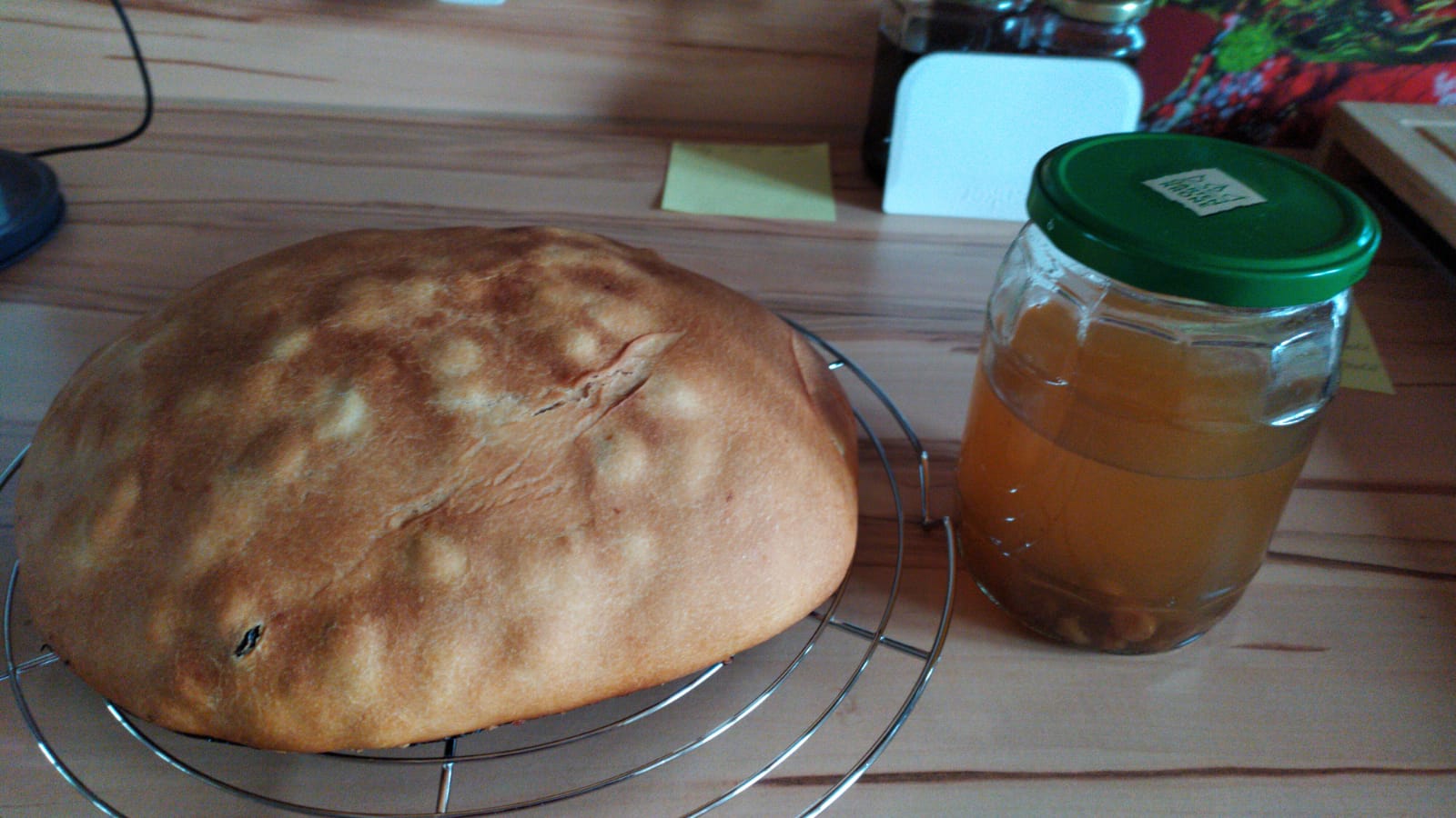 Frei geschobenes Rosinenbrot